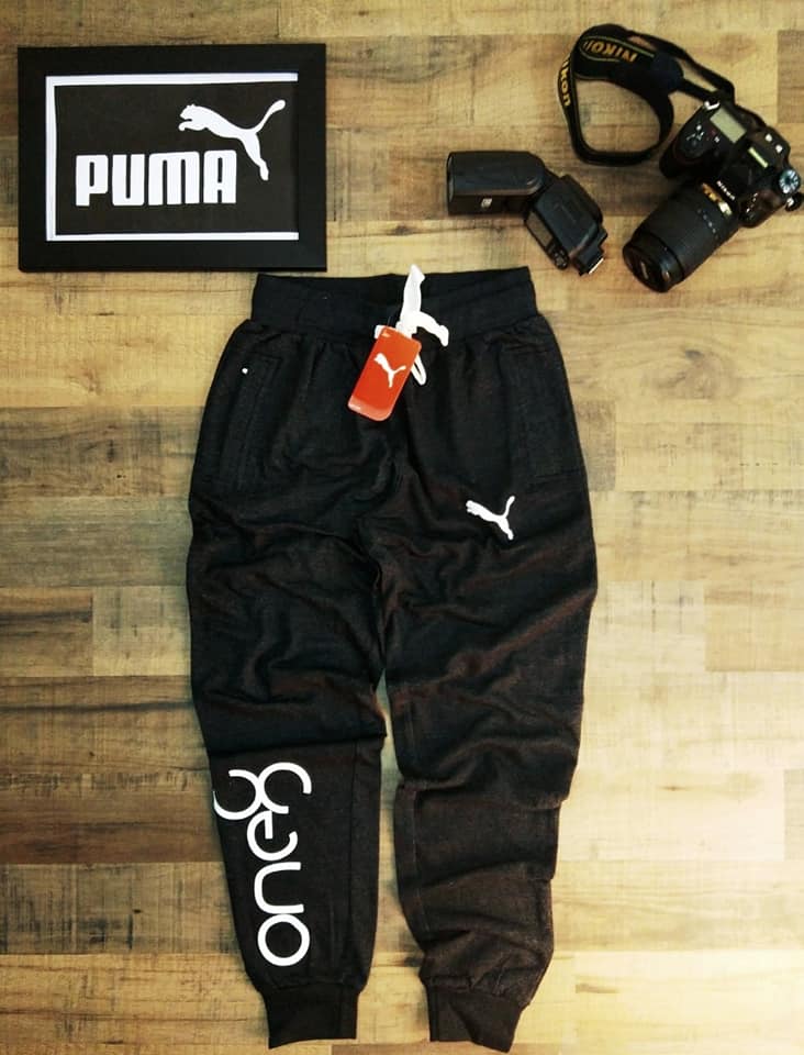 puma lycra track pants
